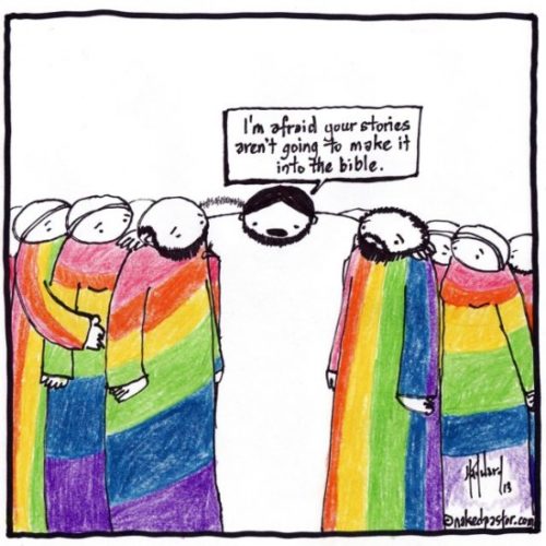 God loves LGBTQ people in cartoons by Naked Pastor