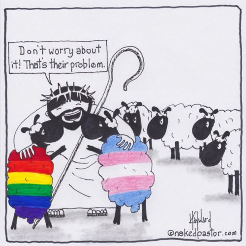 Gay YouTuber creates God Loves LGBT+ cartoon to model 