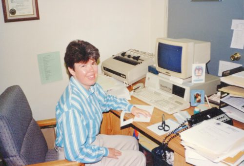 Kittredge Cherry at UFMCC headquarters 1994