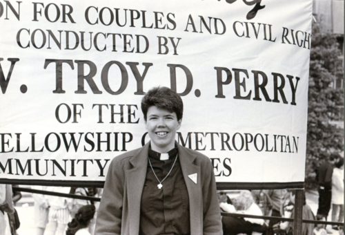 Kittredge Cherry at March on Washington 1993