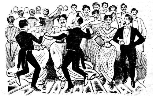 Dance of the 41 Queers)by Jose Guadalupe Posada