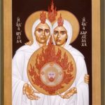 “Saints Brigid and Darlughdach of Kildare” by Robert Lentz