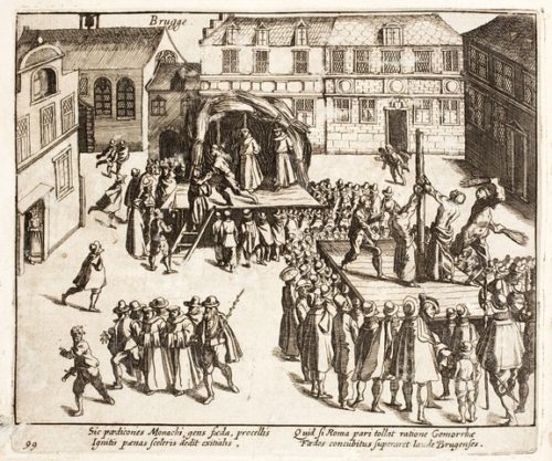 Execution of monks for homosexuality, Bruges, 26 July 1578