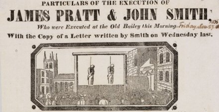 Sodomy execution of James Pratt and John Smith 1835