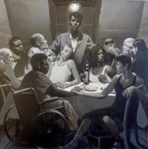 “The Last Supper (The Passion of Christ: A Gay Vision II” by Doug Blanchard