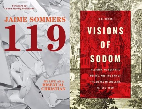 Book covers Visions of Sodom and 119 My Life as a Bisexual Chritian