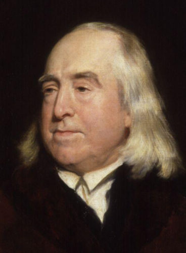 Jeremy Bentham portrait by Henry William Pickersgill