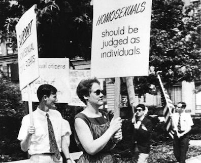 Clergyman picketed for LGBTQ equality in Fourth of July 1965-69 protests