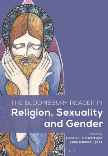 Wilgefortis on cover of Bloomsbury Reader in Religion, Sexuality and Gender