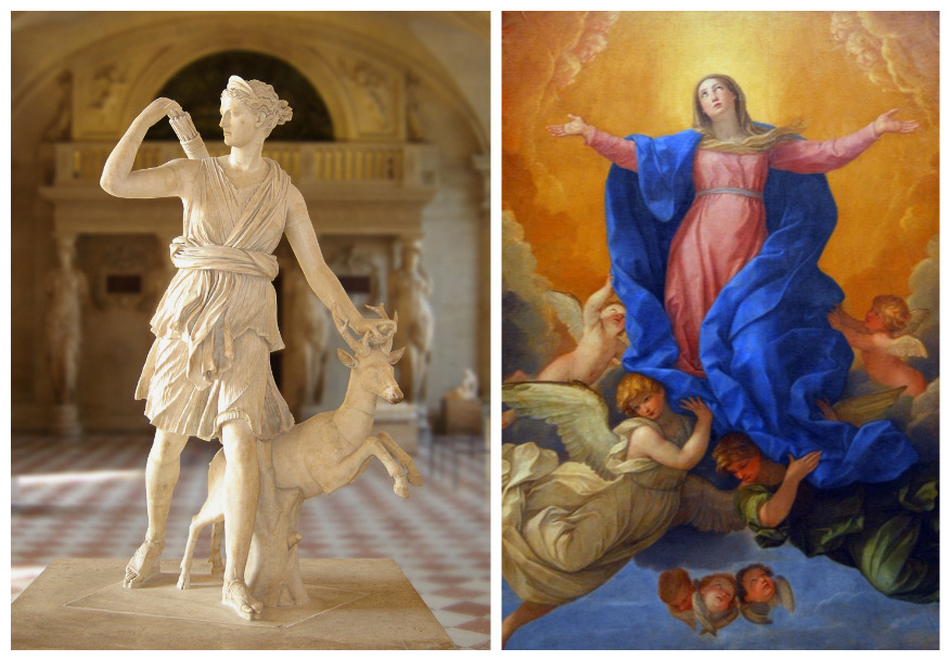 Mary, Diana and Artemis: Feast of Assumption has lesbian goddess roots