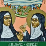 Saint Hildegard of Bingen and Richardis by Lewis Williams