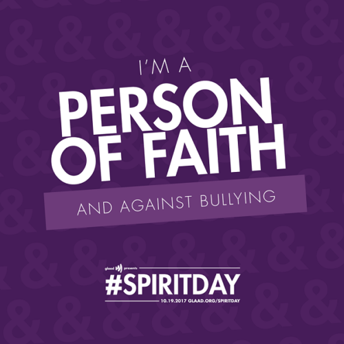 Spirit Day person of faith logo