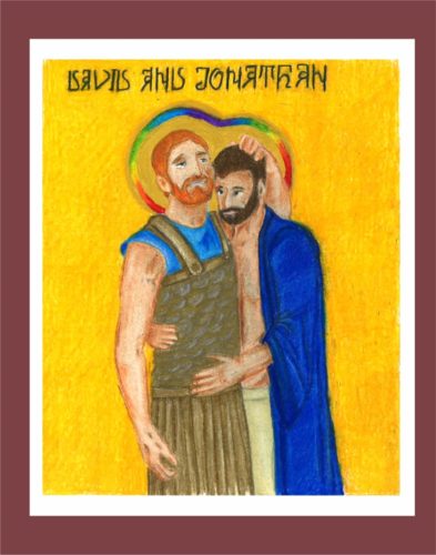 “David and Jonathan” by Katy Miles-Wallace