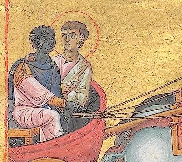 Ethiopian eunuch and Philip
