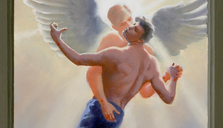Jesus Returns to God by Doug Blanchard Gay Passion of Christ