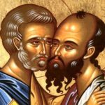 Embrace of the Apostles Peter and Paul