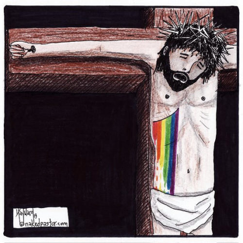 “Rainbow Blood of Jesus” by David Hayward
