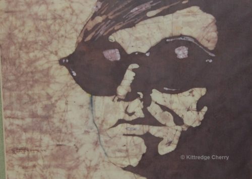 Andy Warhol batik by Kittredge Cherry
