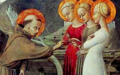 Saint Francis rejoiced when all-female Trinity called him “Lady Poverty”