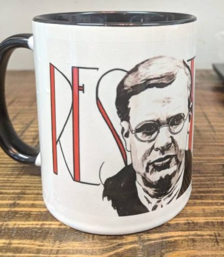 Bonhoeffer mug Resist