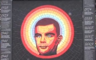 Codebreaker Alan Turing honored in queer spiritual art