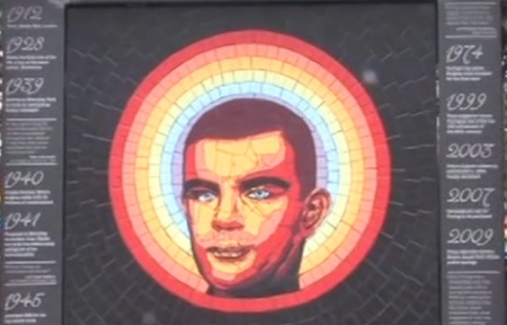 Codebreaker Alan Turing honored in queer spiritual art