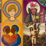 Collage of queer saints