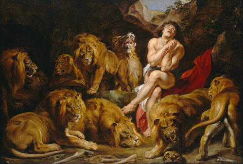 “Daniel in the Lions’ Den” by Peter Paul Rubens