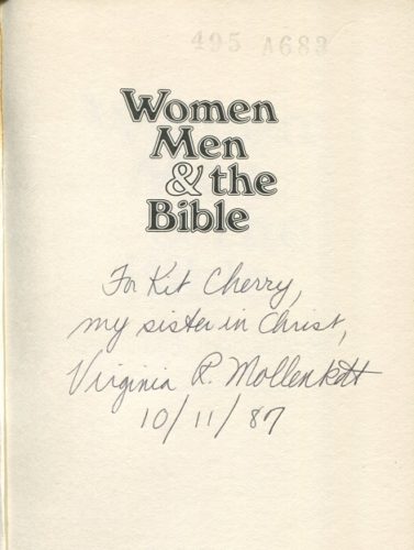 Mollenkott signed book 1987-10-11