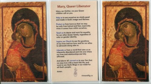 Mary Queer Liberator prayer cards
