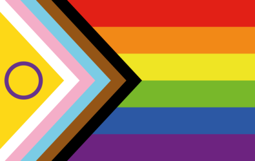 Progress Pride flag intersex