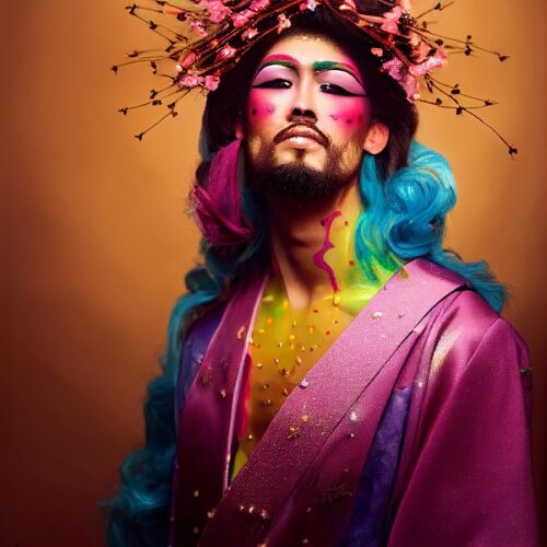 Queer Asian drag queen Christ by Jason Tseng