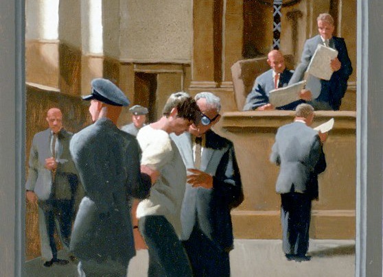 Day 4: Jesus before the priests and magistrate (Gay Passion of Christ series)