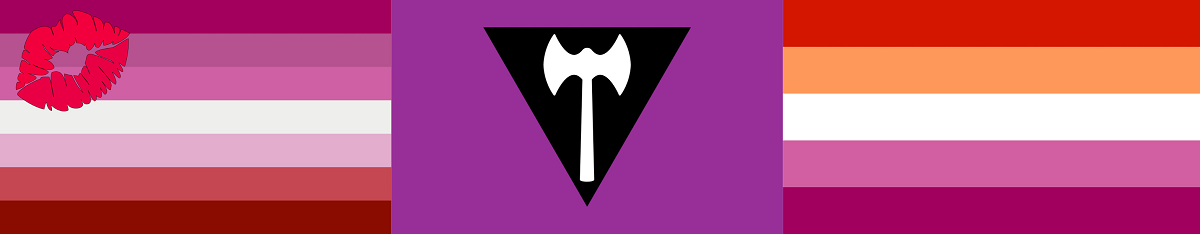 Lesbian flags