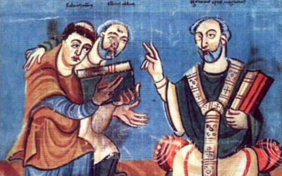 Alcuin: Medieval scholar and abbot who wrote homoerotic texts