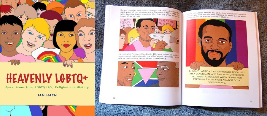 New illustrated book “Heavenly LGBTQ+” reveals queer icons from religion and history