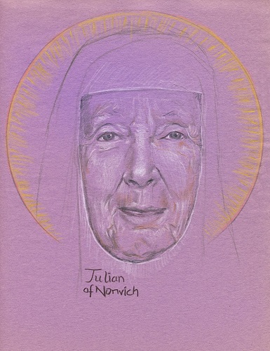 Julian of Norwich by Tobias Haller - lavender