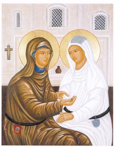 Julian of Norwich and Margery Kempe by Brother Leon of Walsingham