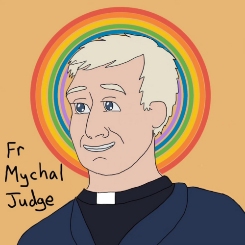 Mychal Judge by Queer Catholic Icons