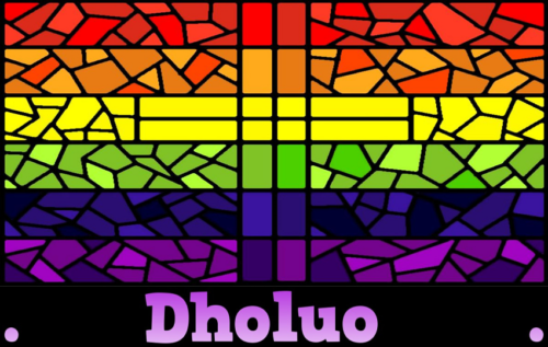Dholuo rainbow cross flag