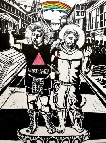 Sebastian and Francis at Pride March 4 by Tony O'Connell