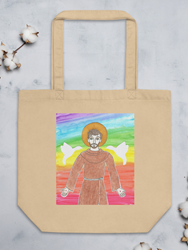 Rainbow Francis tote bag