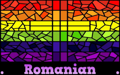 Romanian rainbow flag