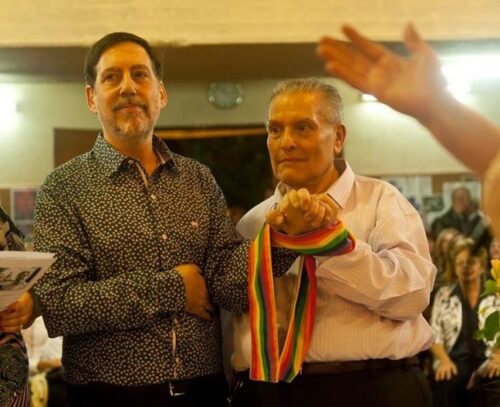 Roberto Gonzalez and Norberto D'Amico marriage blessing 2016