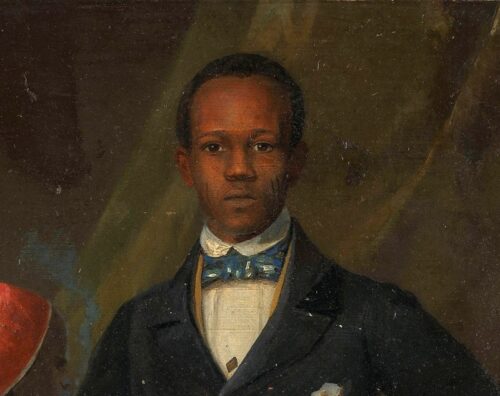 Black man portrait by Berg